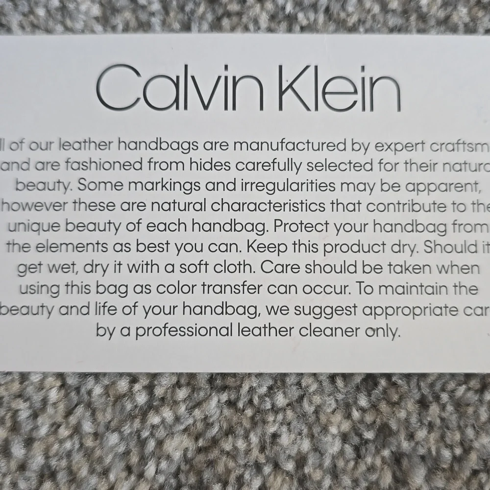 Calvin Klein Embroidered Satchel Crossbody Bag - Picture 10 of 10